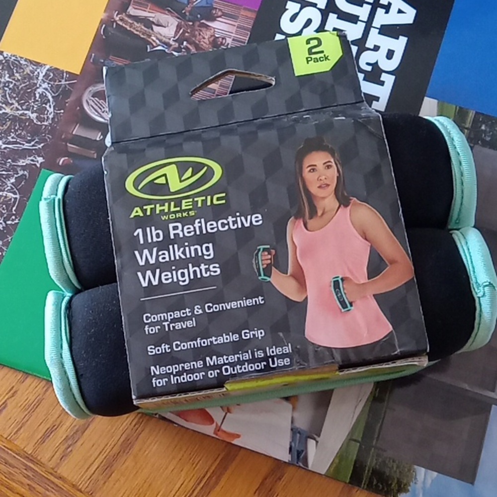 Reflective walking weights 1lb